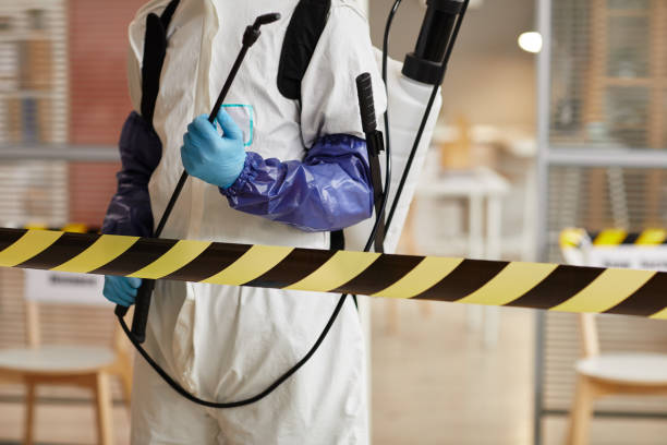 Professional Blood Cleanup technician working in Losantville, IN